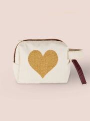 The Mia KYD0044 Kalp Nakışlı Çanta 14x12 Cm