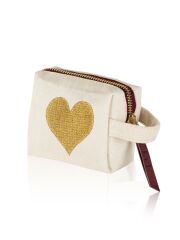 The Mia KYD0044 Kalp Nakışlı Çanta 14x12 Cm