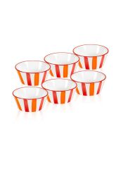 The Mia JOY0010 Joy Sosluk Çerezlik 6 Lı Set Kırmızı 10 Cm