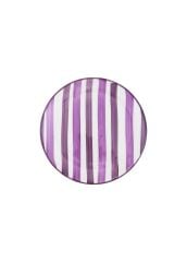 The Mia JOY0013 Joy 6 Lı Pasta Tabağı Seti Mor - 19 Cm