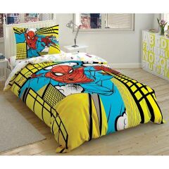 Taç Lisanslı Spiderman Exciting Tek Kişilik Nevresim Takımı