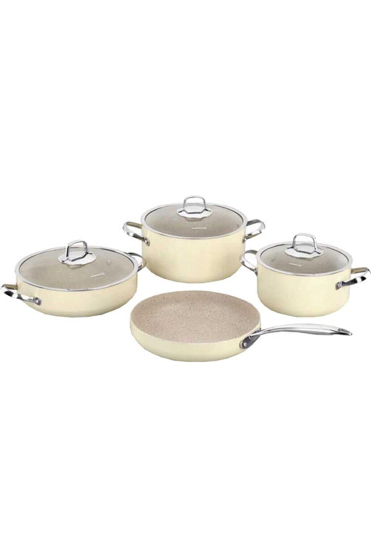 Korkmaz A1292 Zeta 7 Parça Granit Tencere Seti