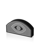 The Mia PCT0011 Eye Peçetelik Siyah 16 x 8 Cm