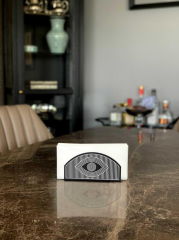 The Mia PCT0011 Eye Peçetelik Siyah 16 x 8 Cm