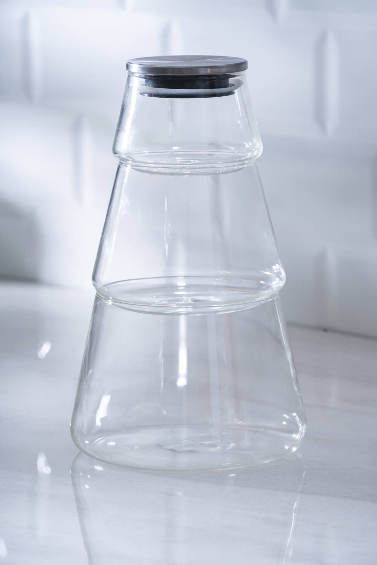 Acar 557 Metal Kapaklı Cam Kavanoz Seti