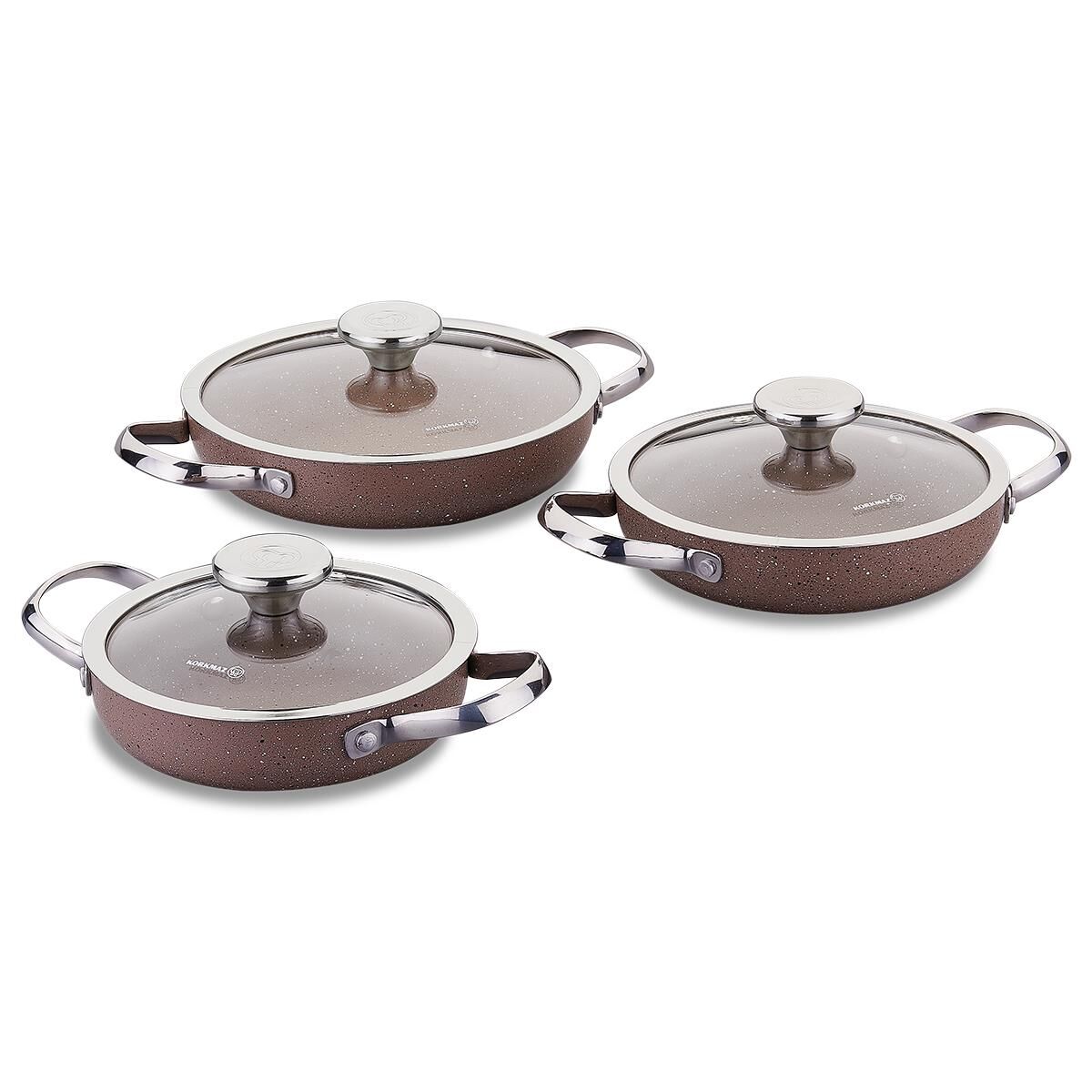 Korkmaz A2898 Browni 6 Parça Omlet Seti