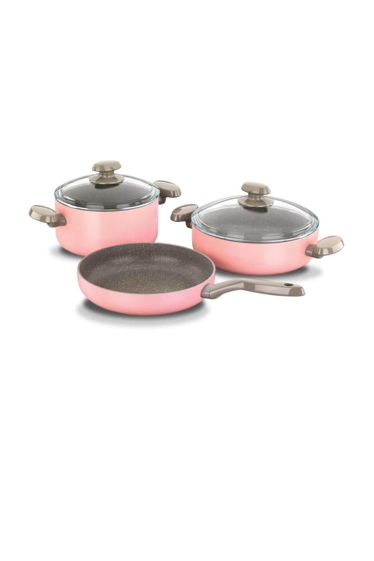 Korkmaz A1330 Mia Manolya 5 Parça Tencere Seti