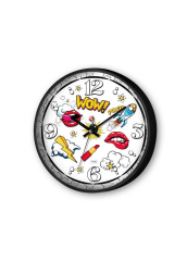 The Mia DVS131 Popart Duvar Saati 30 Cm