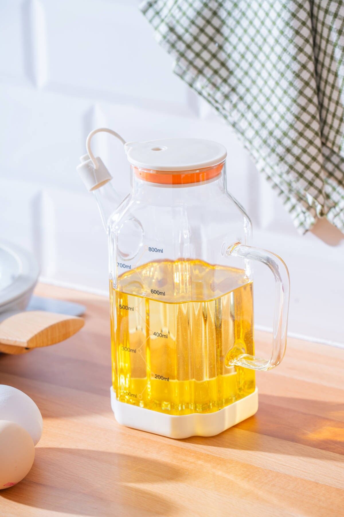 Acar 8125 Lume Cam Yağdanlık White - 800 ML