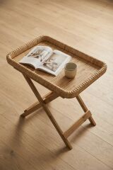 Acar 8832 Ahşap Ayaklı Sehpa 59,5x41x53,5 Cm