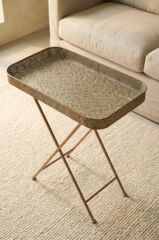 Acar 8835 Metal Ayaklı Sehpa 60x60x37,5 Cm