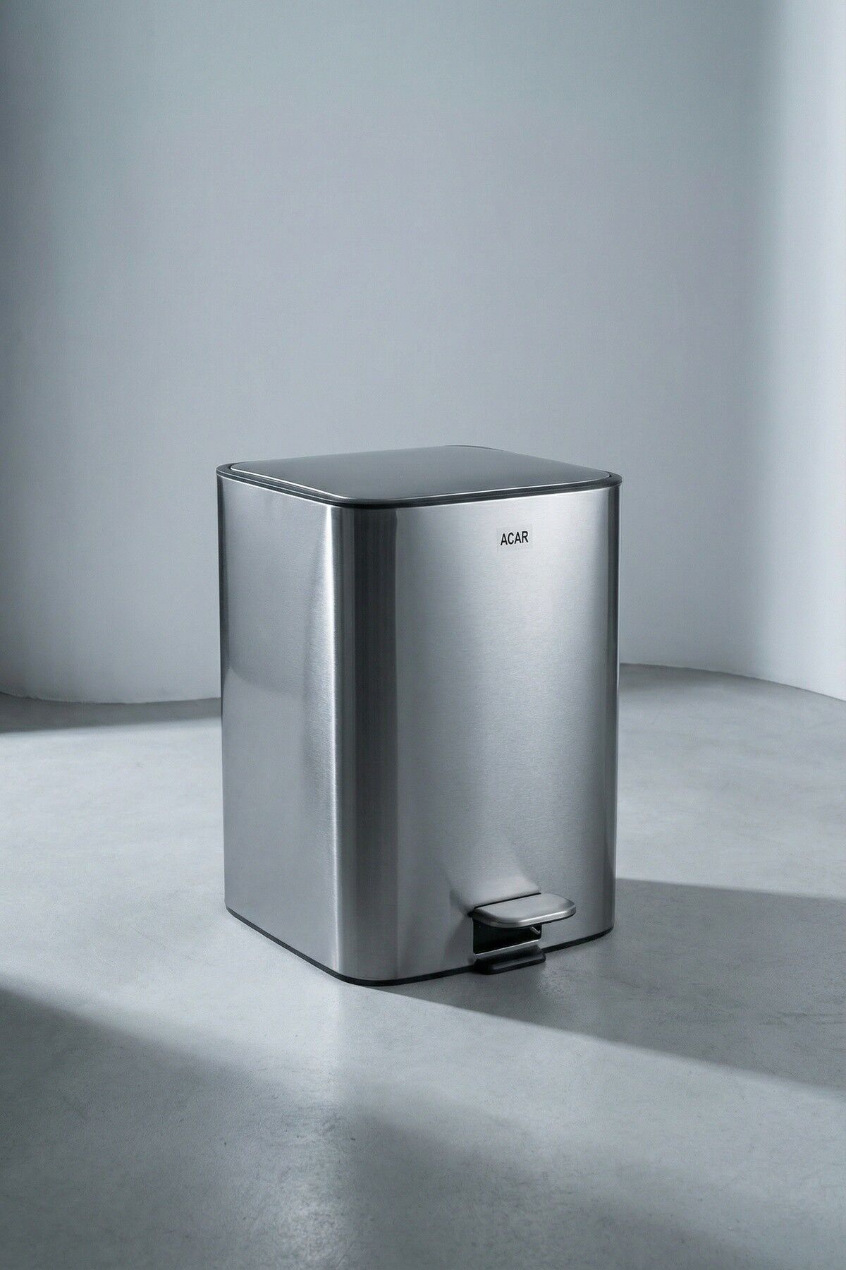 Acar 8821 Bantia Paslanmaz Çelik Çöp Kutusu 18 Lt