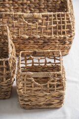 Acar 7887 Solea Hasır 3 Lü Sepet Seti