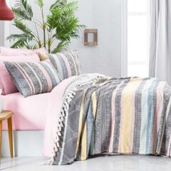 Sarev Elzina V1 Yatak Örtüsü Seti Çift Kişilik