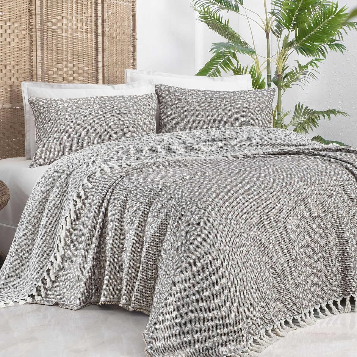 Sarev Chalky V1 Yatak Örtüsü Seti Çift Kişilik