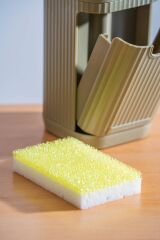 Acar 9255 Snoppy Sünger Hazneli Sıvı Sabunluk Khaki Green - 19 Cm