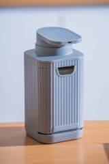 Acar 9255 Snoppy Sünger Hazneli Sıvı Sabunluk Gray - 19 Cm