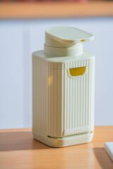 Acar 9255 Snoppy Sünger Hazneli Sıvı Sabunluk Mint Green - 19 Cm