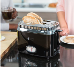 Russell Hobbs 21681-56 Retro Ekmek Kızartma Makinesi Siyah