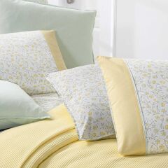 Sarev Mira V6 Sarı Pike Takımı Tek Kişilik