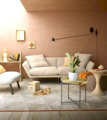 The Mia SHP0010 Sehpa Gold 56 x 32 x 56 Cm