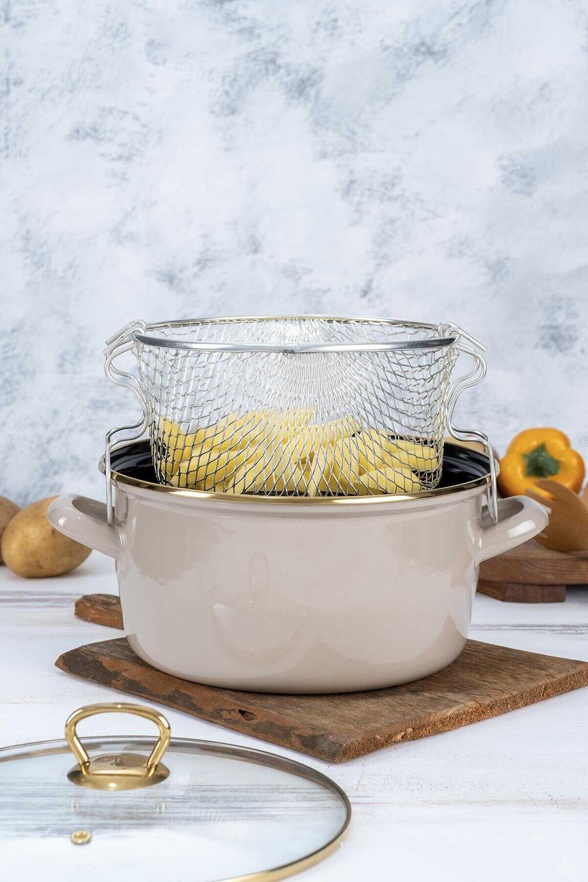 Acar 359 Qualita Savor Serisi Kızartma Tenceresi Toprak 22 Cm