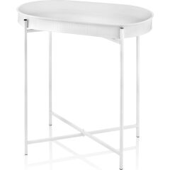 The Mia SHP0026 Sehpa Beyaz 56 x 32 x 56 Cm