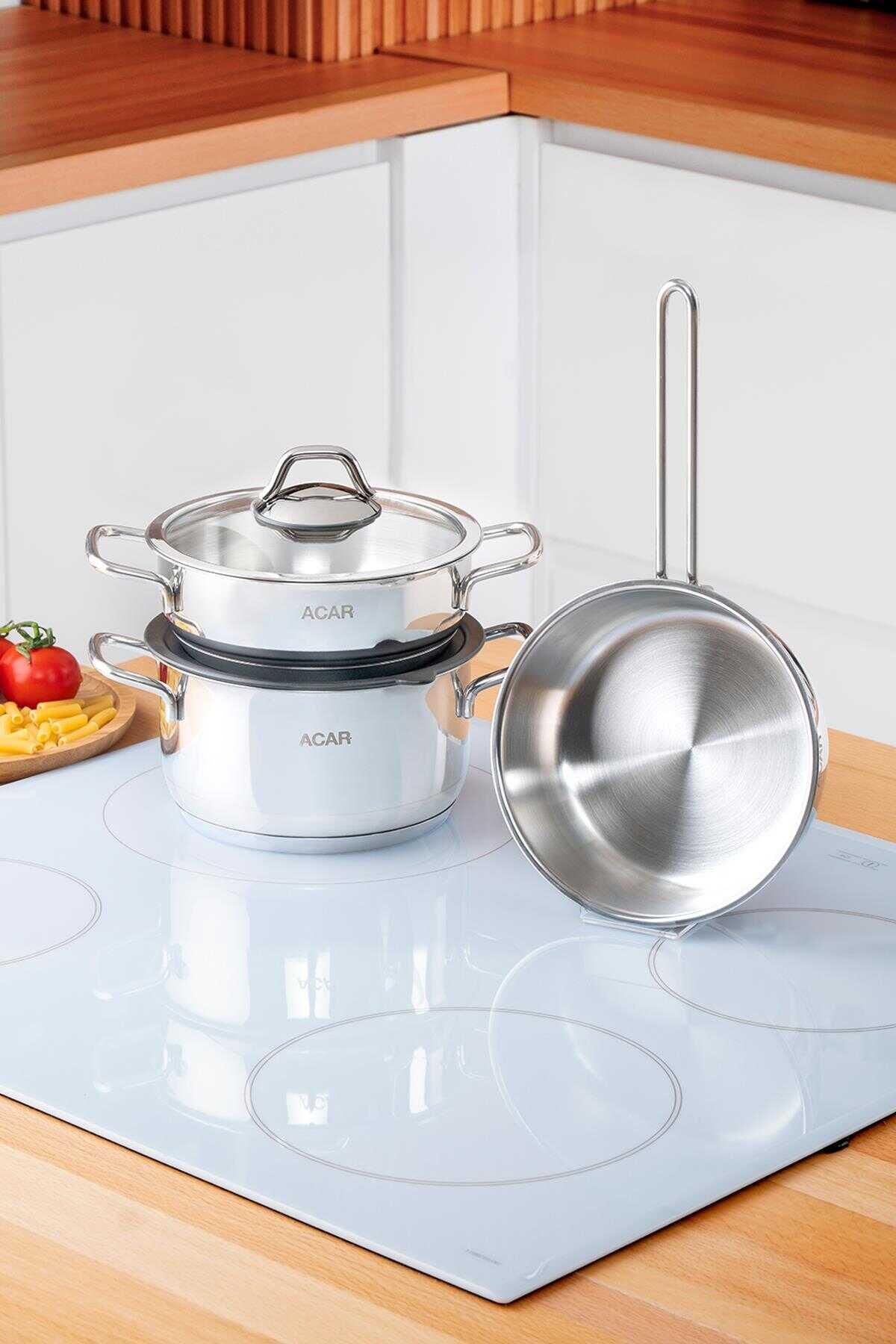Acar 17165 Vera 5 Prç Tencere Seti
