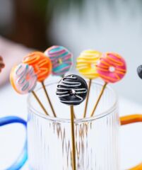 Acar 6 Lı Donut Kahve Kaşığı Gold