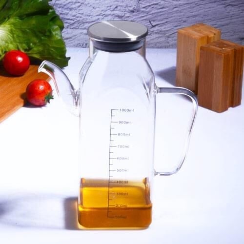 Kosova CAM-1253 Borosilikat Cam Yağlık 1000 ML