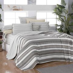 Sarev Twister V2 Gri Pike Takımı Çift Kişilik