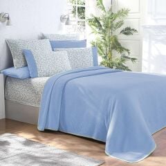 Sarev Mira V4 Mavi Pike Takımı Çift Kişilik