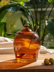 The Mia CAM0458 Cam Zeytinlik Amber 18 Cm