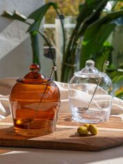 The Mia CAM0458 Cam Zeytinlik Amber 18 Cm