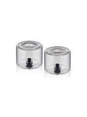 The Mia CAM0455 Yuvarlak Tuzluk Biberlik 2 Li Set 6x5 Cm