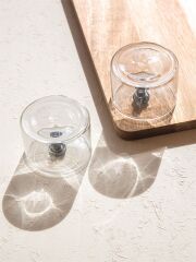 The Mia CAM0455 Yuvarlak Tuzluk Biberlik 2 Li Set 6x5 Cm