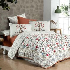 Sarev Nardugan V1 Fancy Poplin Nevresim Takımı Çift Kişilik