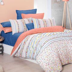 Sarev Ovi V1 Fancy Poplin Nevresim Takımı Çift Kişilik