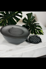 Acar 17152 Karat 24 Cm 5 Prç Rendeli Karıştırma Kabı Antrasit