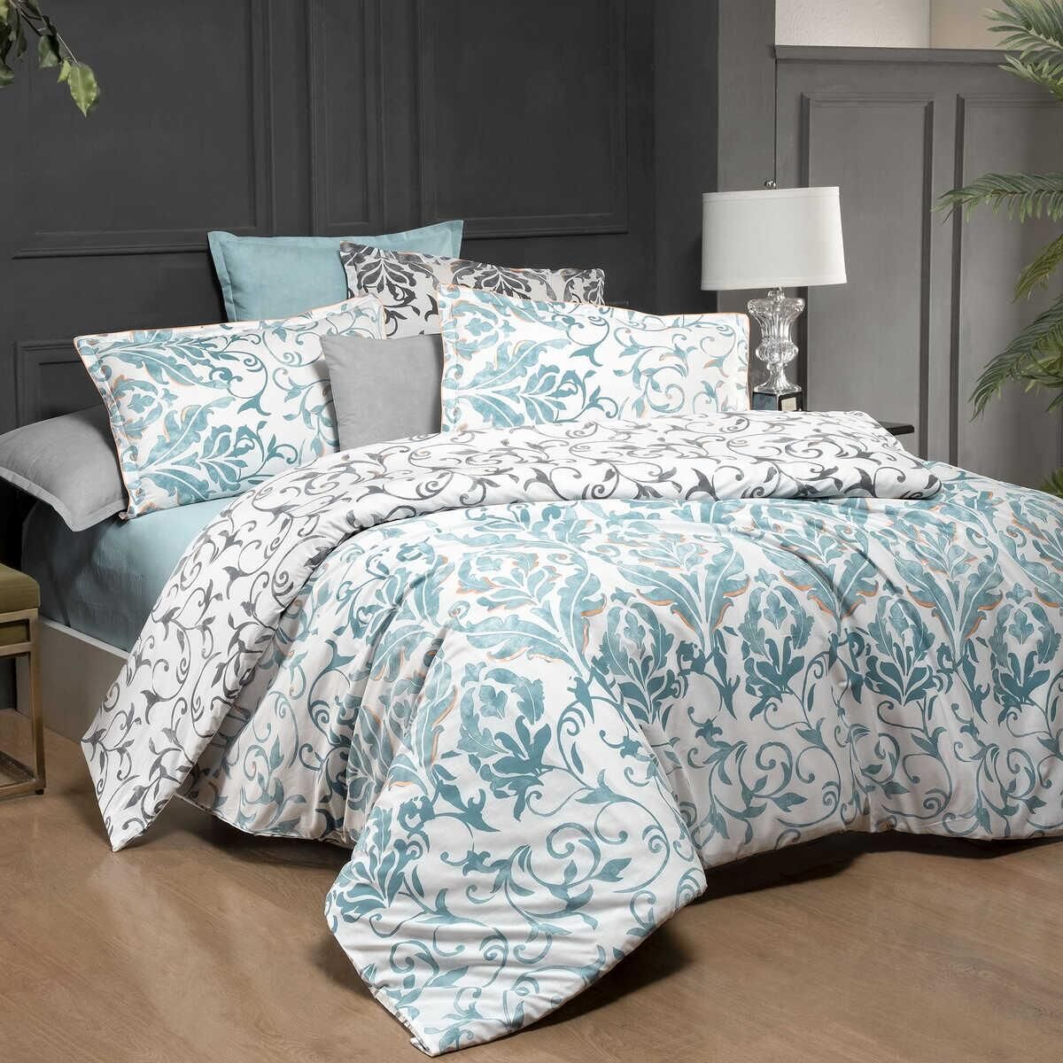 Sarev Derla V1 Fancy Poplin Nevresim Takımı Çift Kişilik