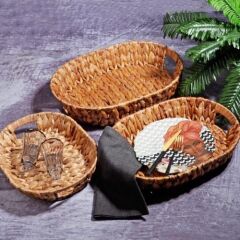 Kosova SPT-184 3 Lü Oval Hasır Tepsi