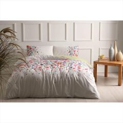 Taç Astin V1 Beyaz Antibakteriyel Çift Kişilik Nevresim Takımı