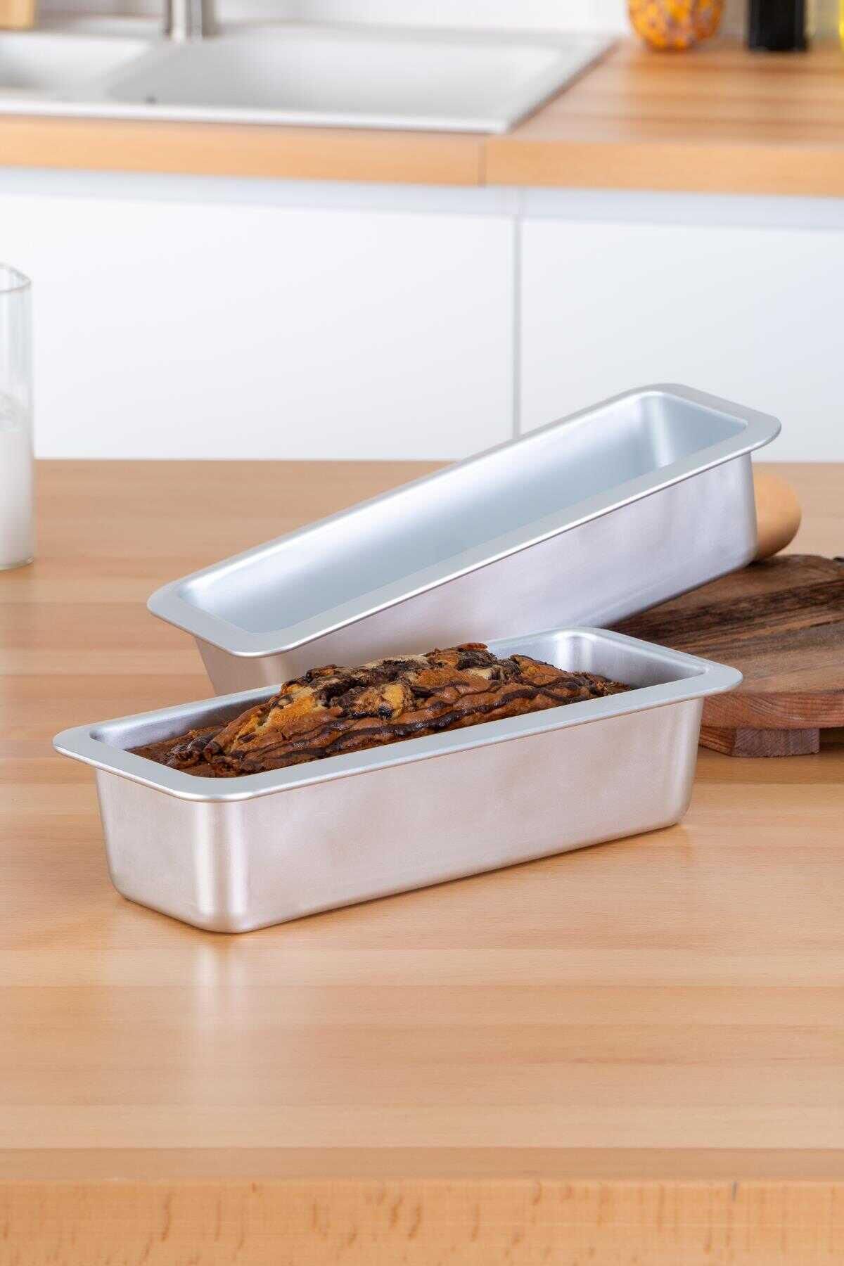 Acar 5772 Aliminyum Baton Dikdörtgen Kek Kalıbı 32 Cm