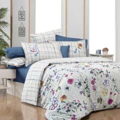 Sarev Janın V1 Fancy Poplin Nevresim Takımı Çift Kişilik