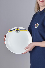Kosova 3428 Fenerbahçe Porselen 2 Li Servis Tabağı 25 Cm