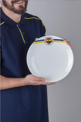Kosova 3428 Fenerbahçe Porselen 2 Li Servis Tabağı 25 Cm