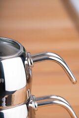 Acar 6524 Karat Space Tel Sap Çaydanlık Takımı