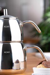 Acar 6525 Karat Space Tel Sap Çaydanlık Takımı