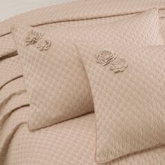 Sarev Belis V5 Oranj Yatak Örtüsü Tek Kişilik