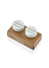 The Mia KLP0014 Mermer Çekmece ve Dolap Kulbu 2 Li Set